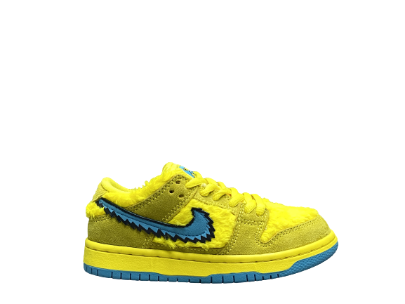 Nike SB Dunk Low Grateful Dead Bears Yellow For Toddler And Youth