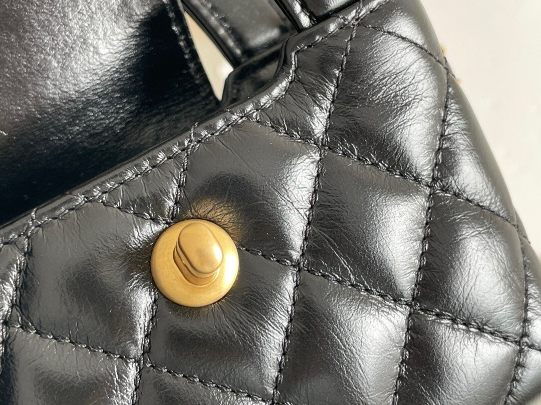 Ch*el mini kelly 8×12.5×4cm