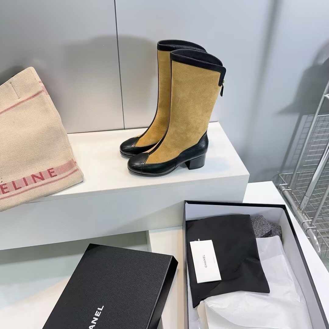 ua Ch*el high boots 5.5cm heel