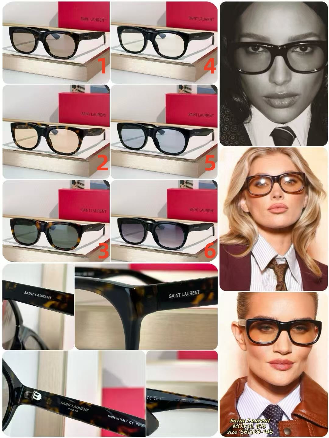 Y*L glasses sl815 56-20-145