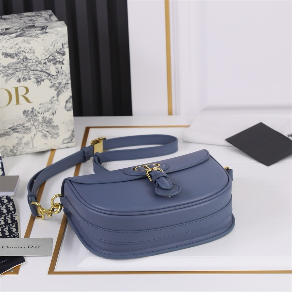 medium D*or bobby bag navy box calfskin
