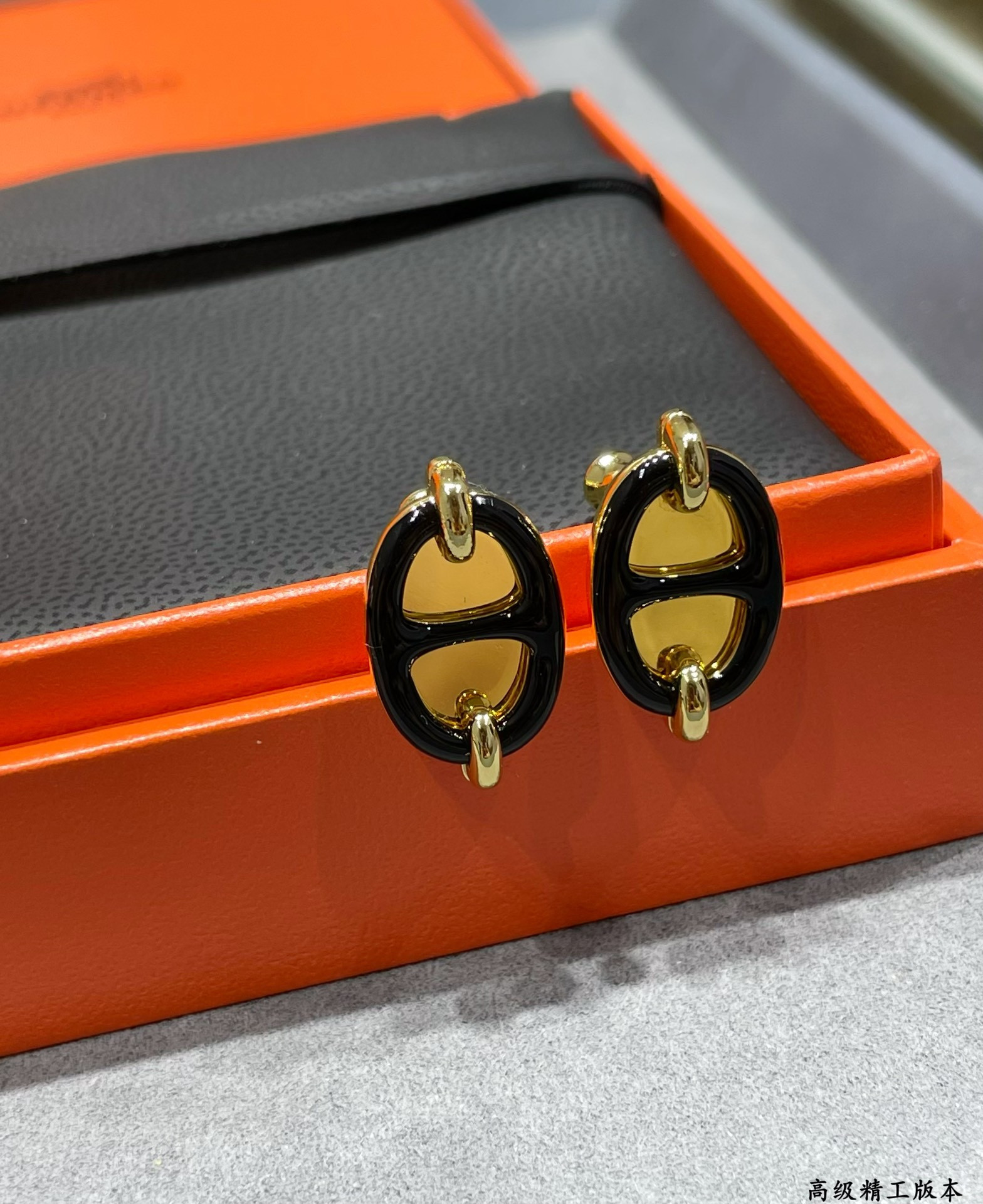 Hermès Mini Maillon Earrings