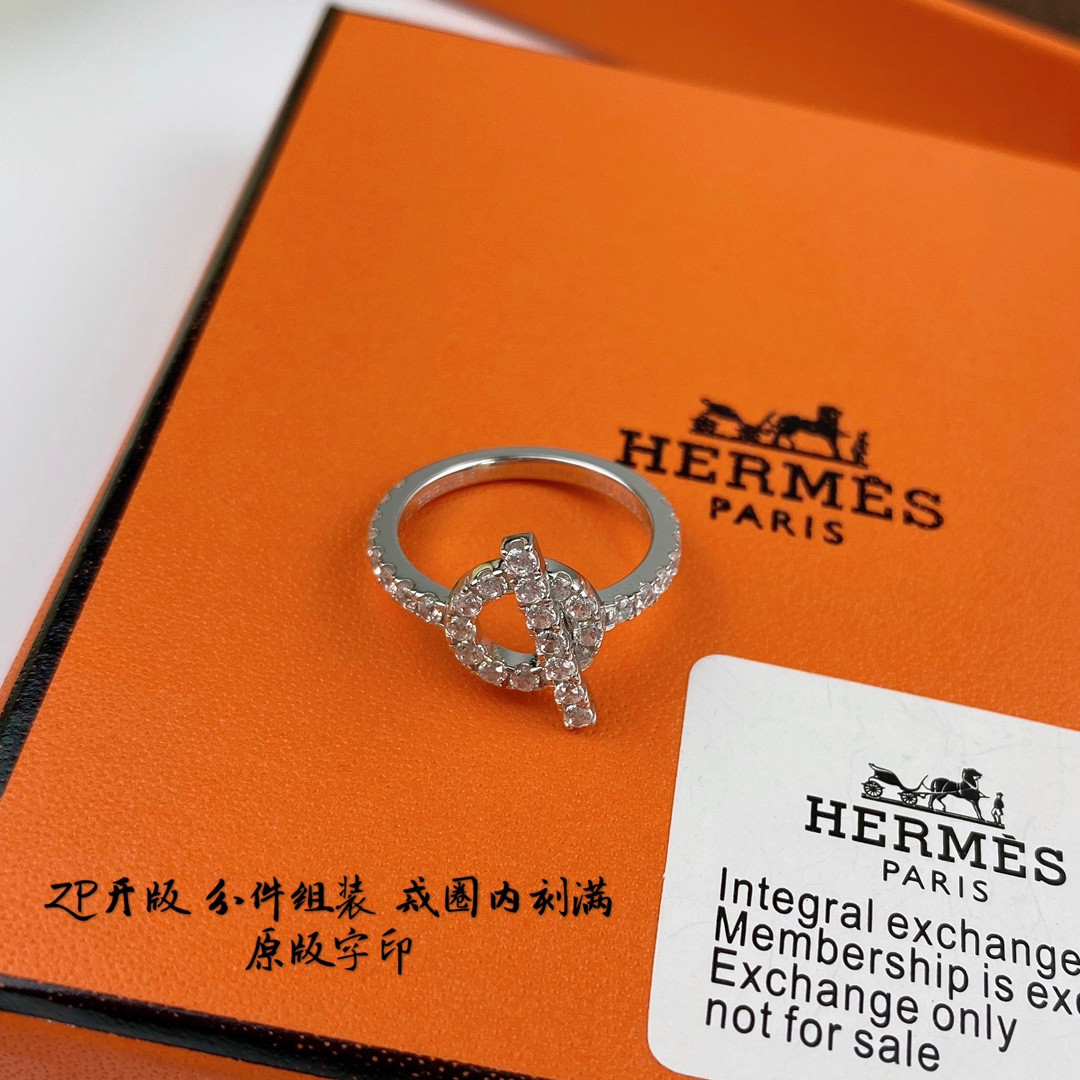 hermès ot buckle full Di*m*nd ring