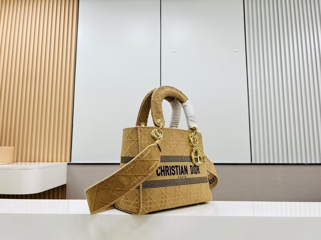 D*or medium lady d-lite bag 24x20x11cm