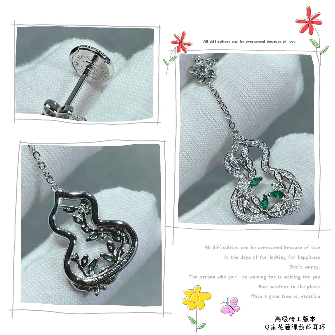 Qeelin Vine Gourd Earrings