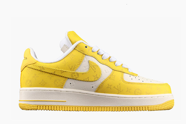 1V x Air Force 1 by Virgil Abloh Yellow