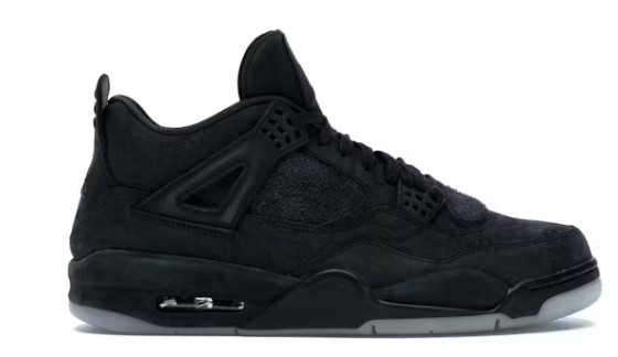 UA Jordan 4 Retro Kaws Black