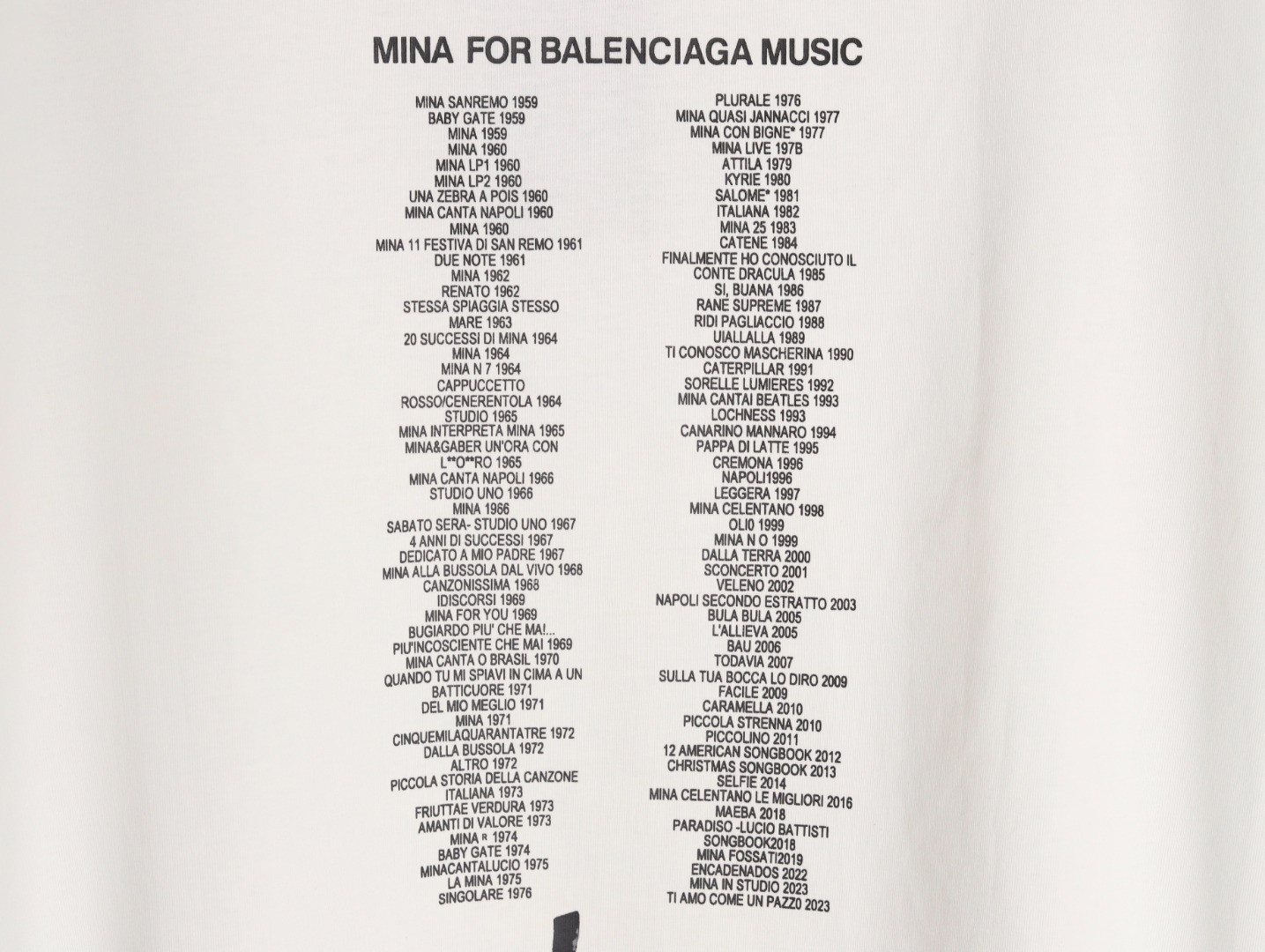 Ba*len*cia*ga 25ss short-sleeved t-shirt