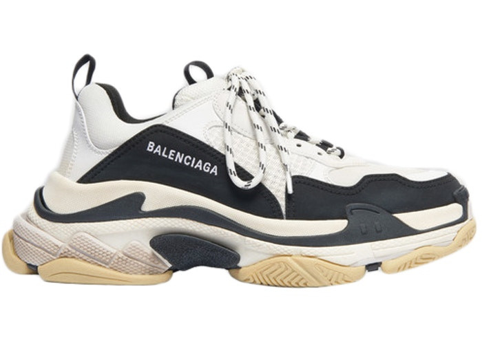 Balenciga Triple S White Black