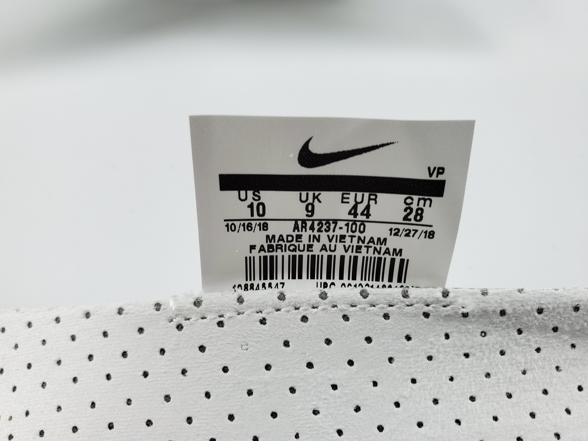 Air Fear Of God 1 Sail Black