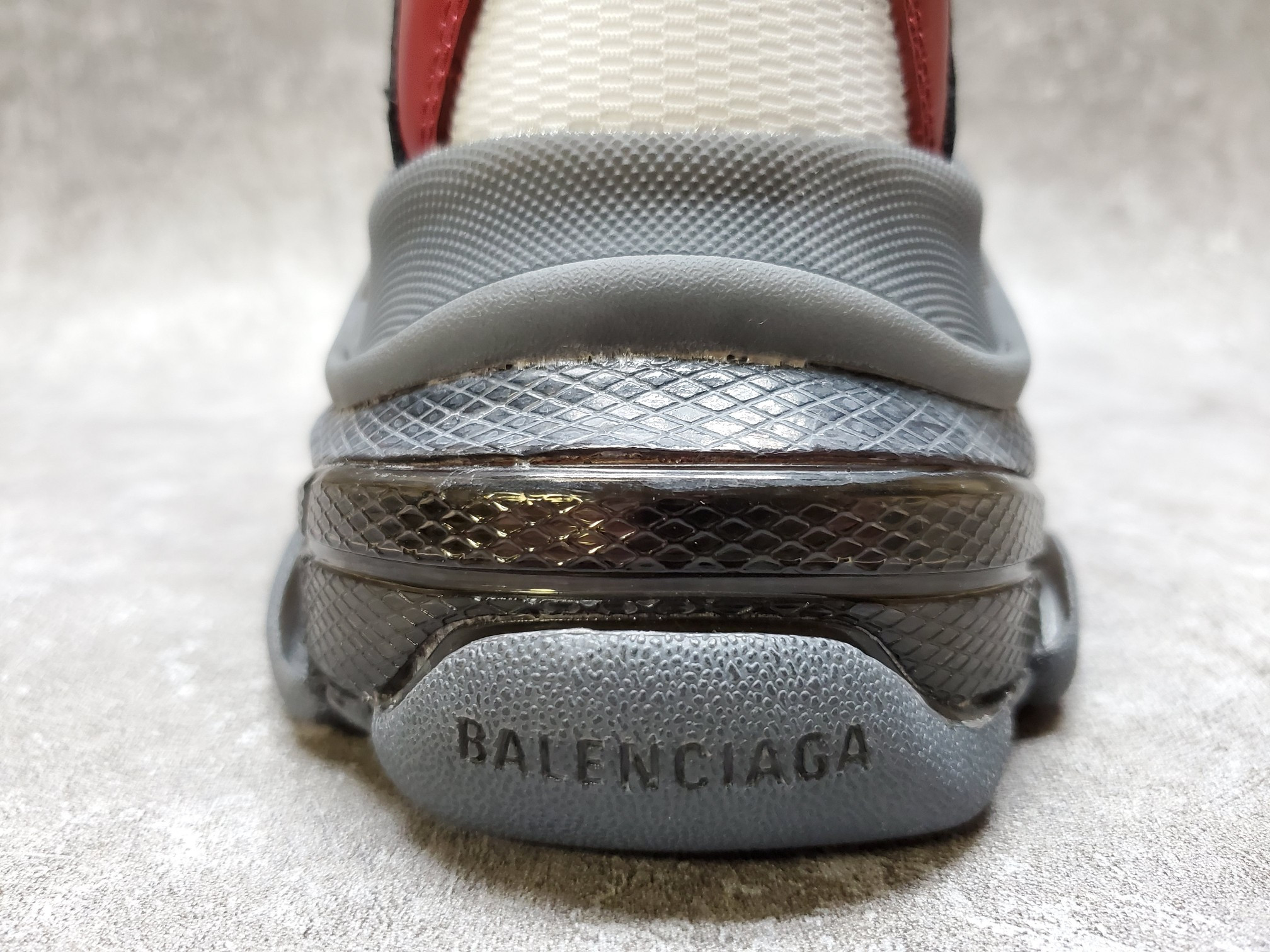 Balenciga Triple S Black Brown Red
