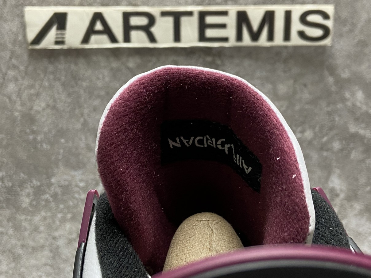 Air Jordan 4 PSG Neutral Grey Bordeaux