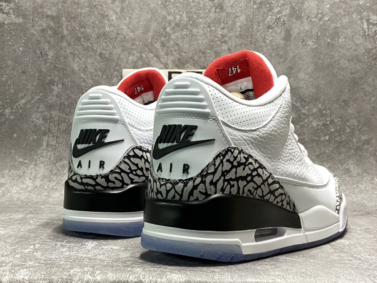 Air Jordan 3 Retro Free Throw Line White Cement