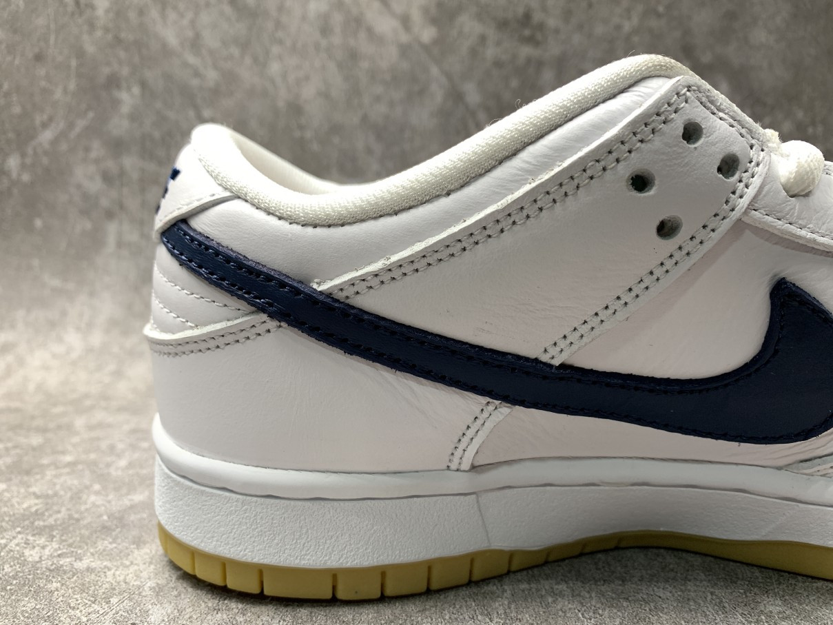 Nike SB Dunk Low Orange Label White Navy