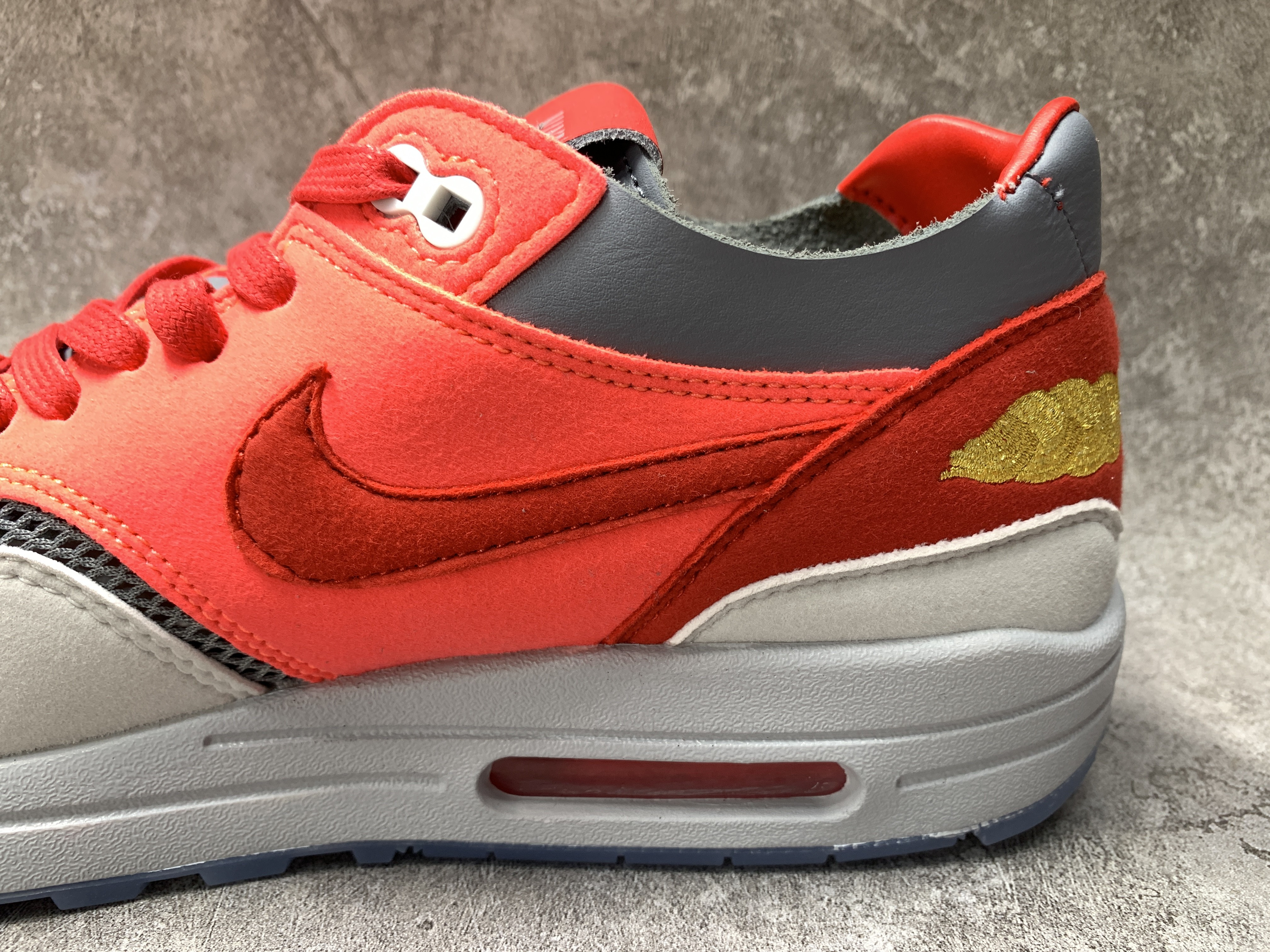 Nike Air Max 1 CLOT Kiss of Death Solar Red