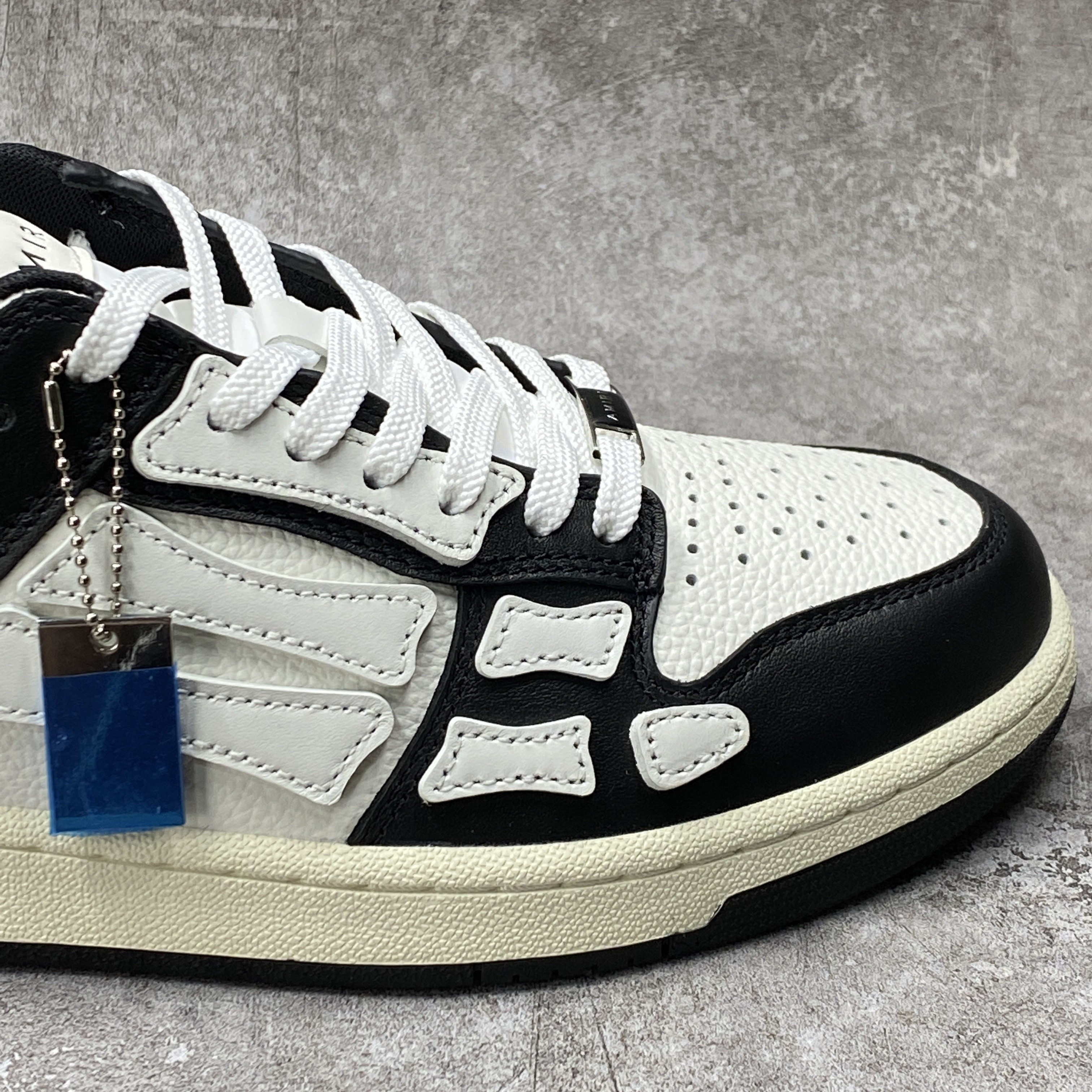 Amiri Skel Top Low Black White