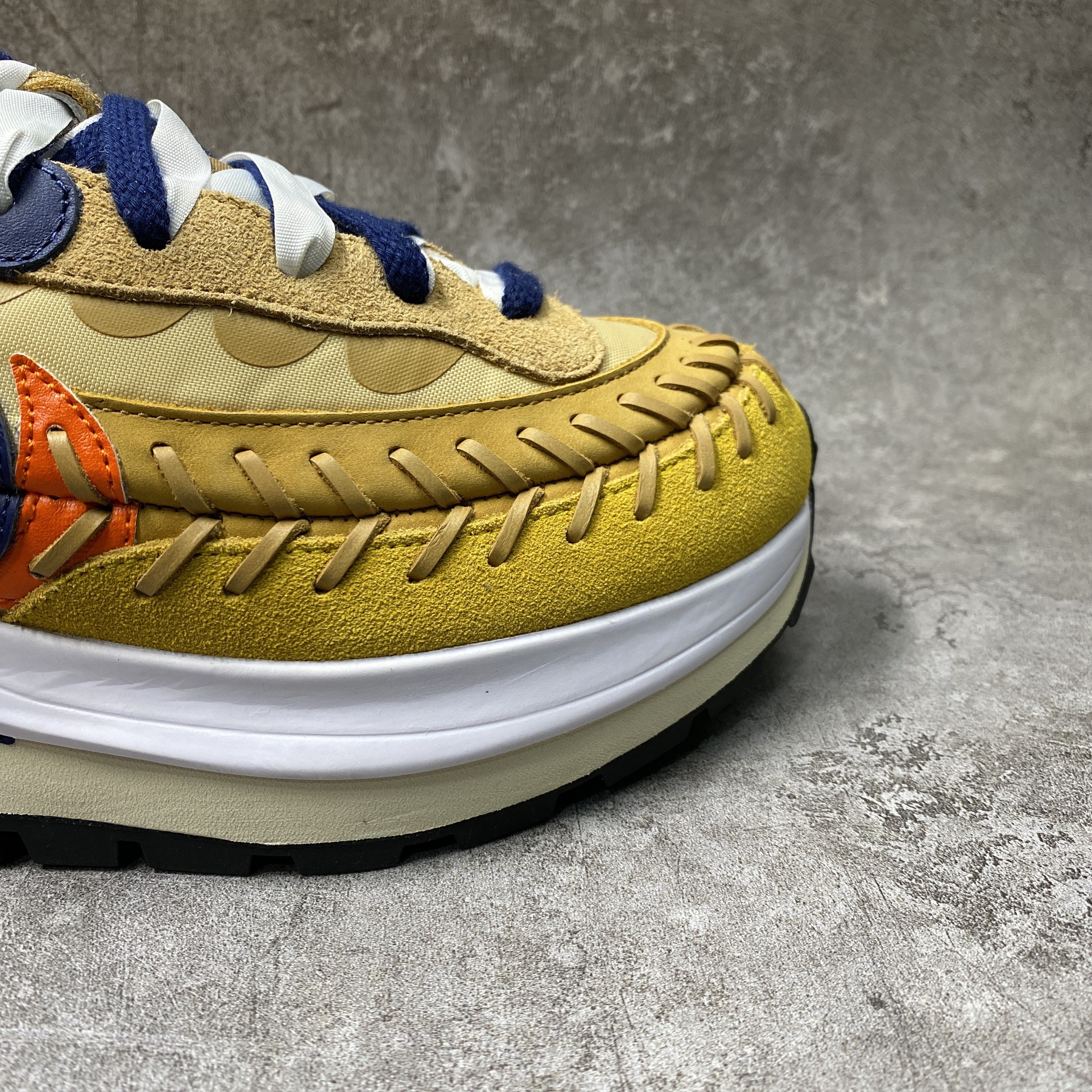 Nike Vaporwaffle sacai Jean Paul Gaultier Sesame Blue