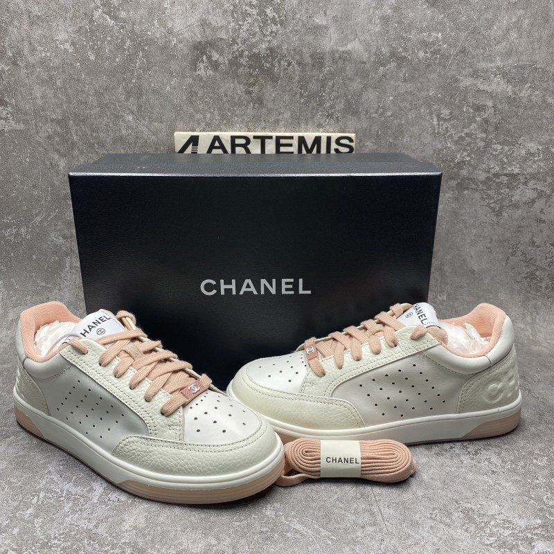 Ch*el runner tennis white pink