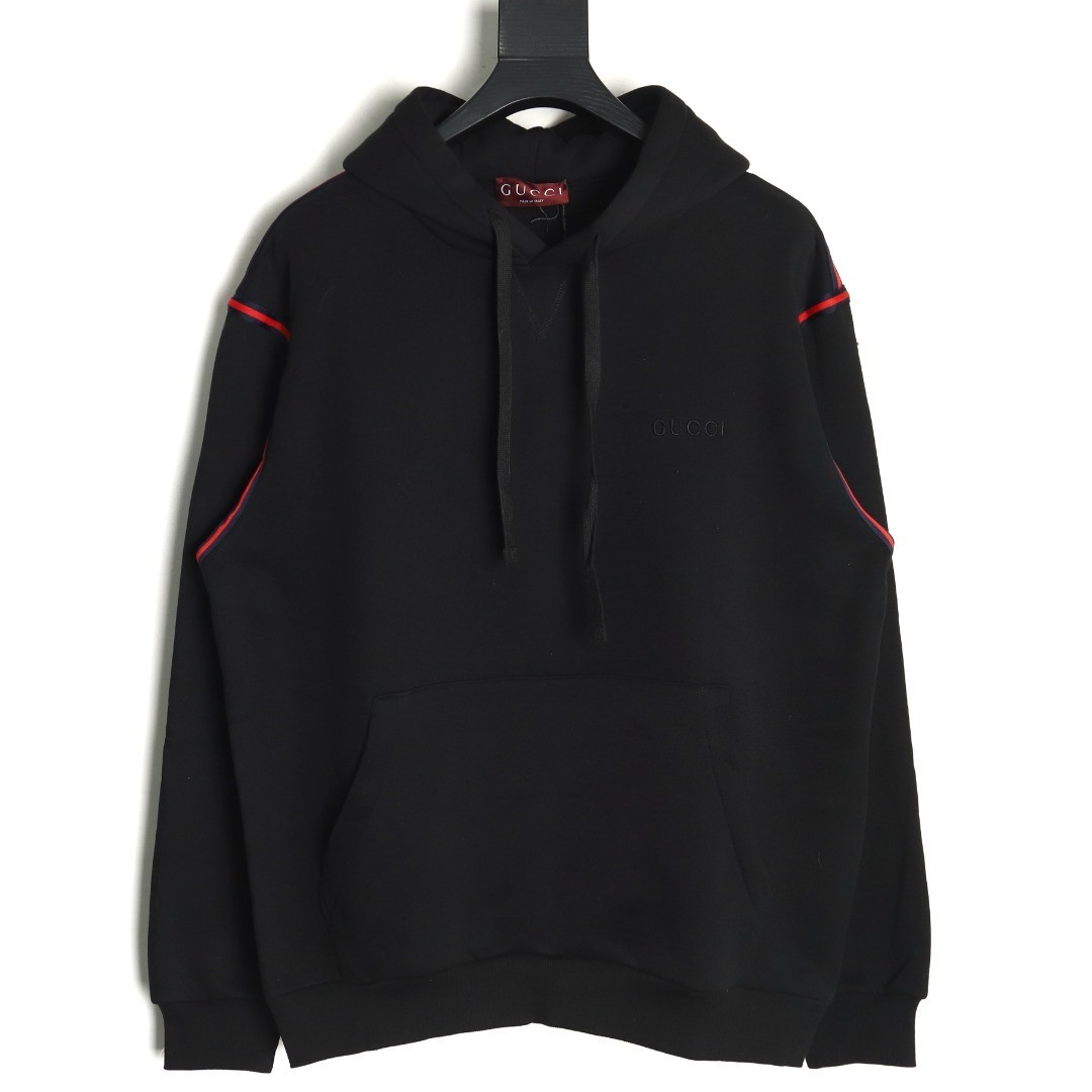 G*u*i guc fleece-lined hoodies suit