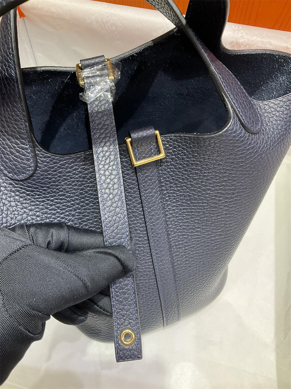 Hermès Picotin 18cm midnight blue without original box