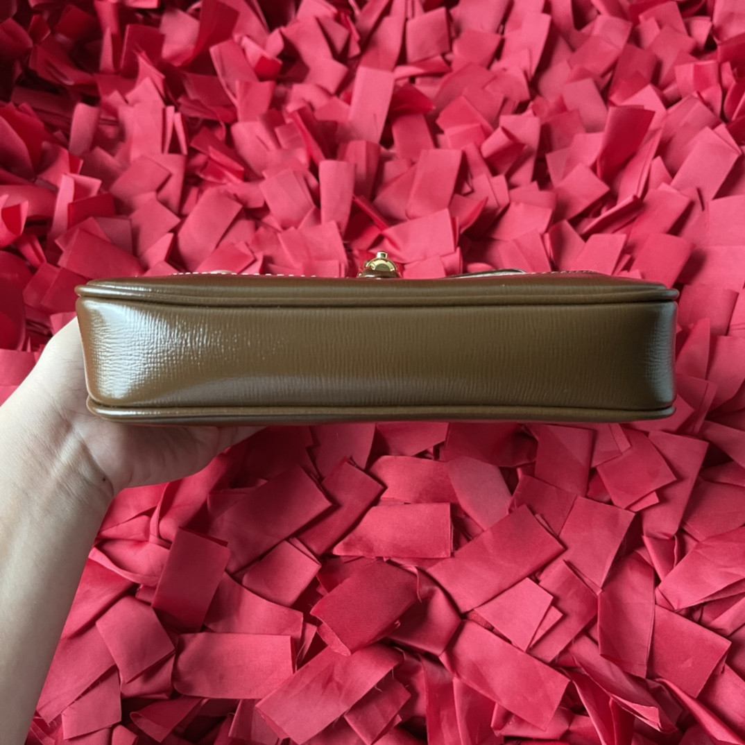 G*u*i jackie 1961 mini shoulder bag 7.5"w x 5.1"h x 1.2"d