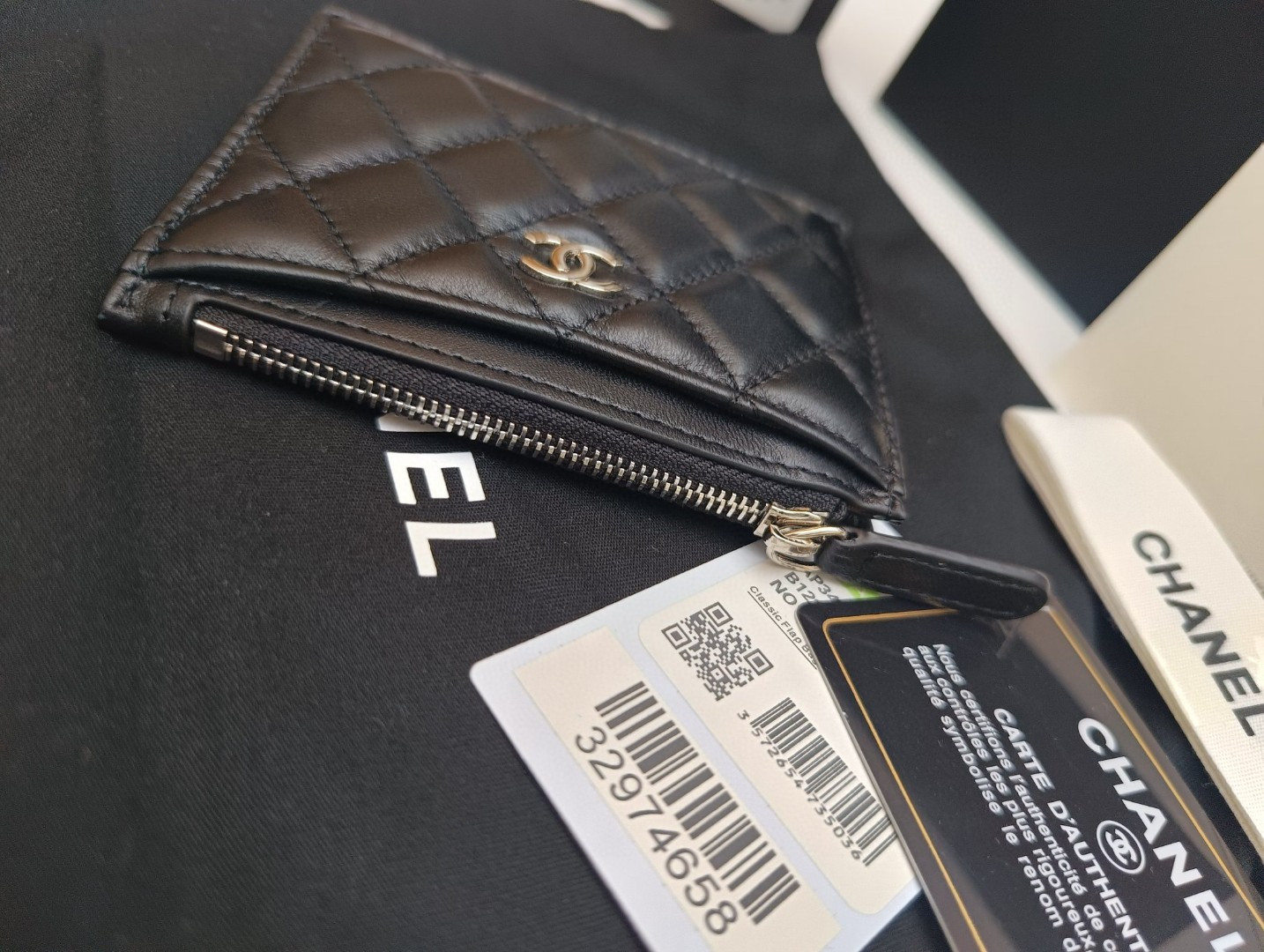 Ch*el card holder 9x11.5cm