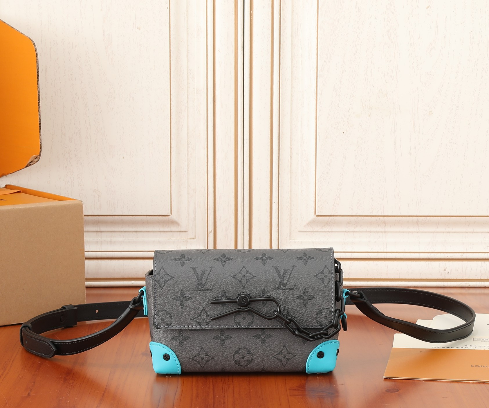 LV Steamer Wearable Wallet M11496 7.1 x 4.3 x 2.6 inches