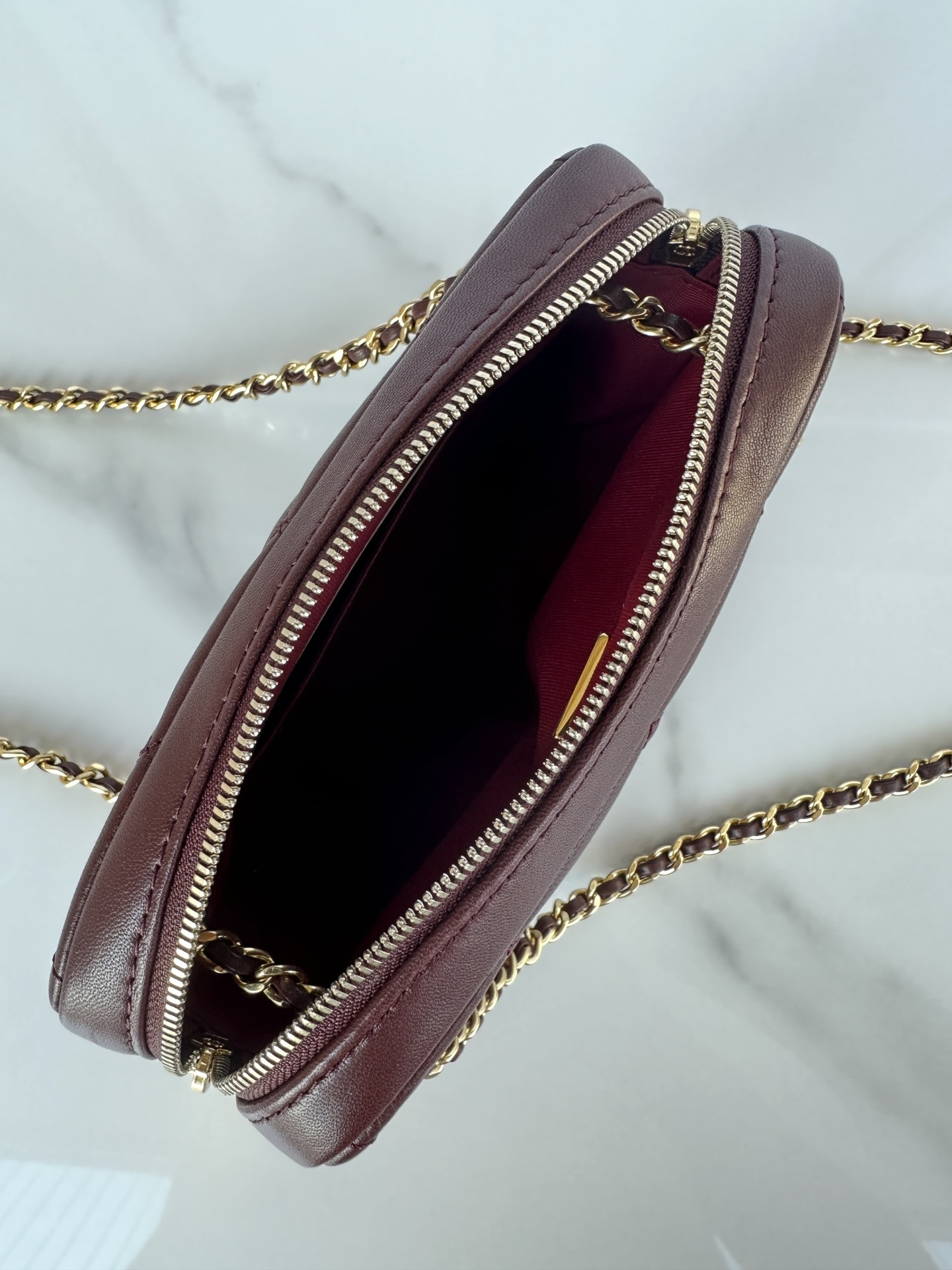 Ch*el mini camera case 12 x 18 x 7cm