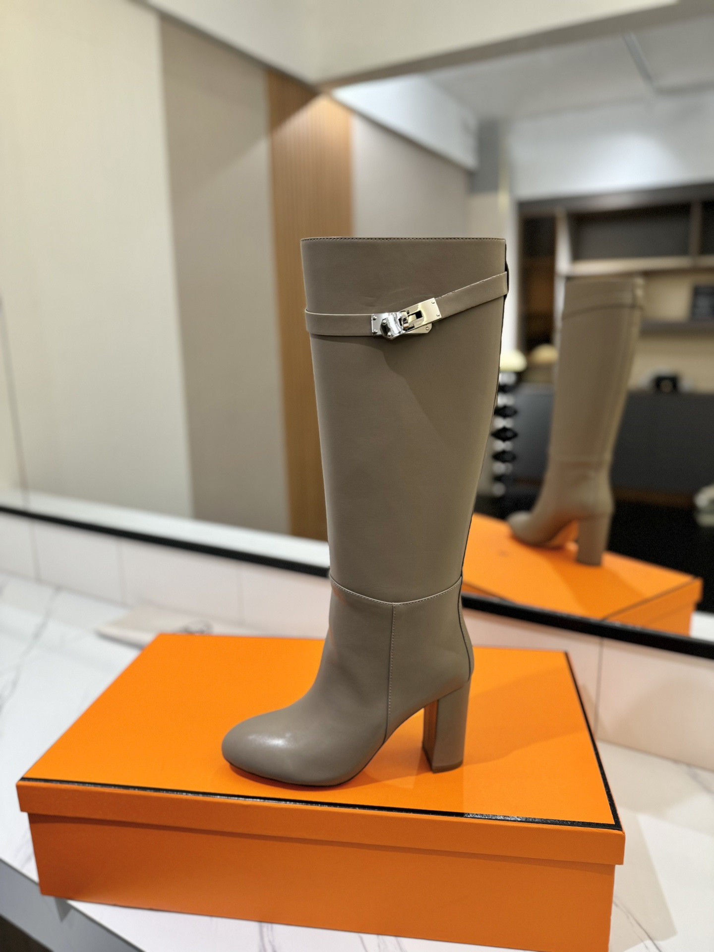 UA Hermès Jumping Boots (Heel height 8.5cm)