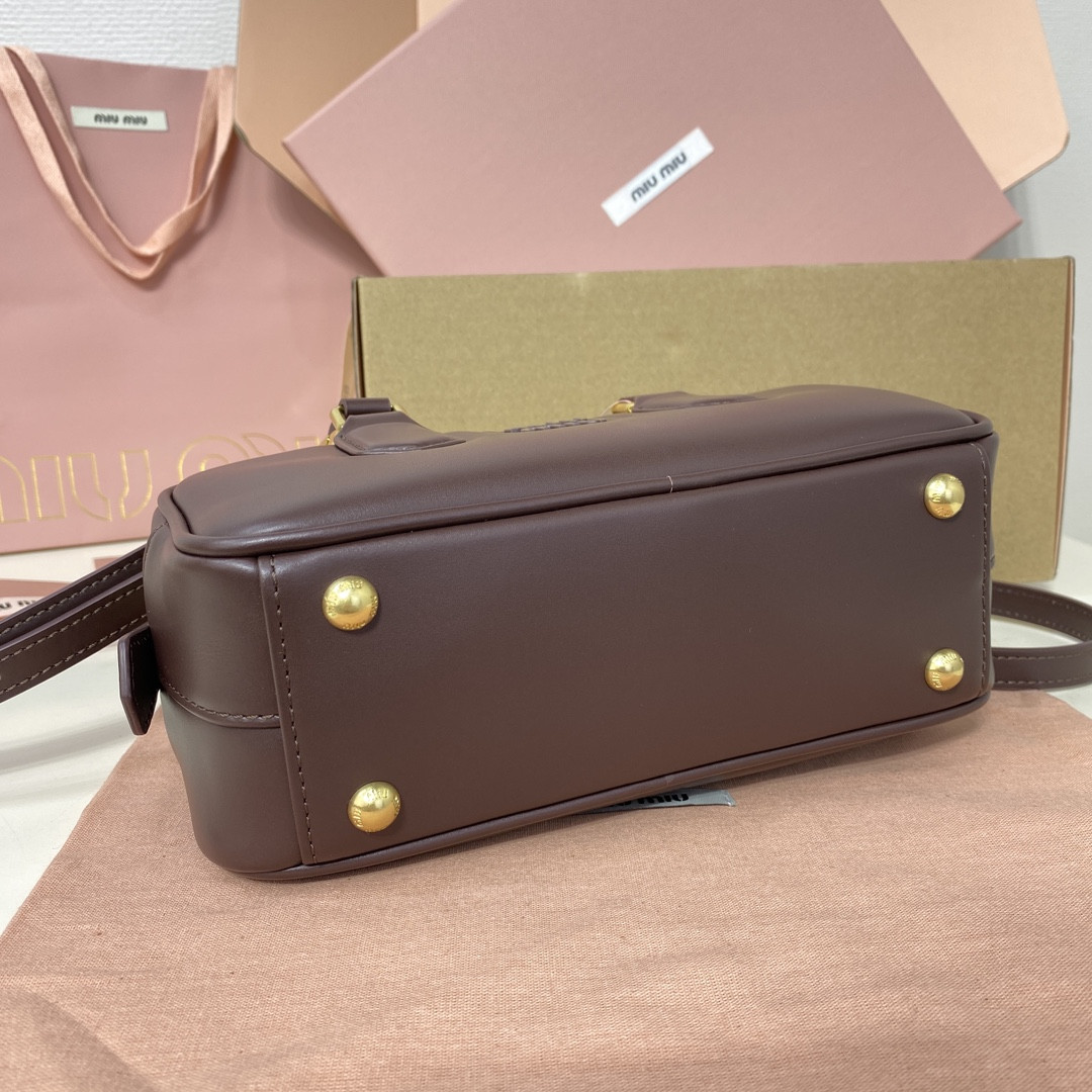 Miu Miu Arcadie leather bag 10.5x22x7.5cm