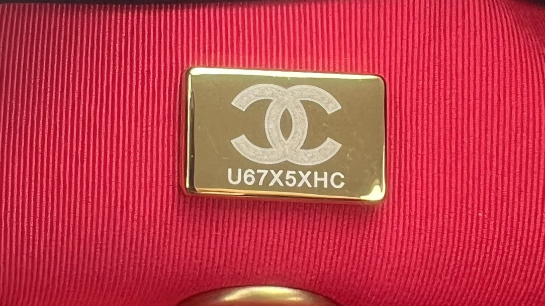 Ch*el flap handbag cf 18x13.5x5.5cm