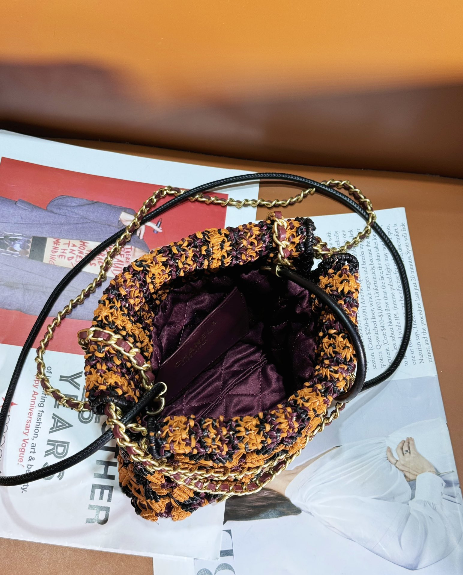 Ch*el 22 mini handbag 23x18.5x6cm