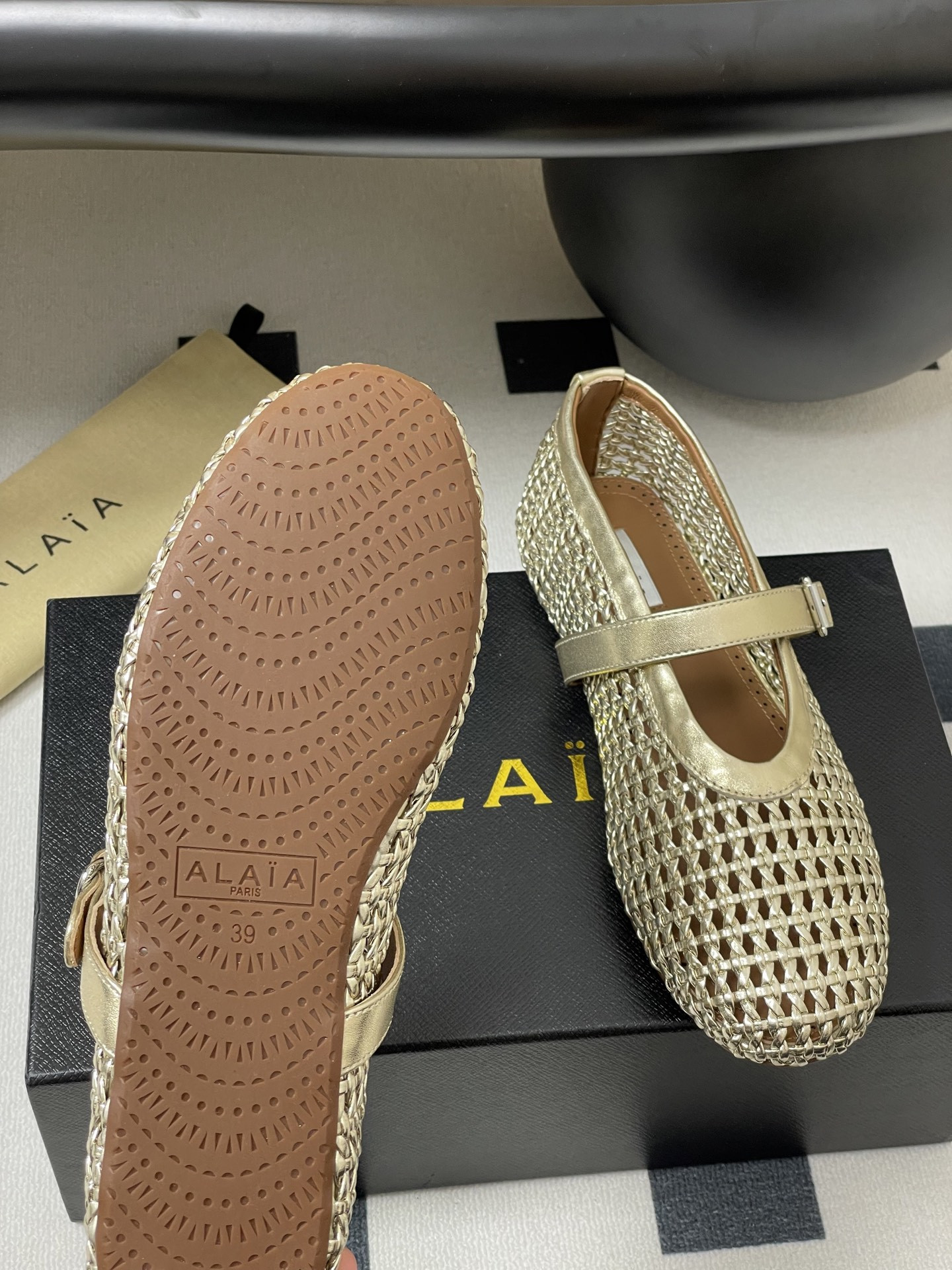 UA Alaïa BRAIDED BALLET FLATS(Customized Size 7-10 days production time)