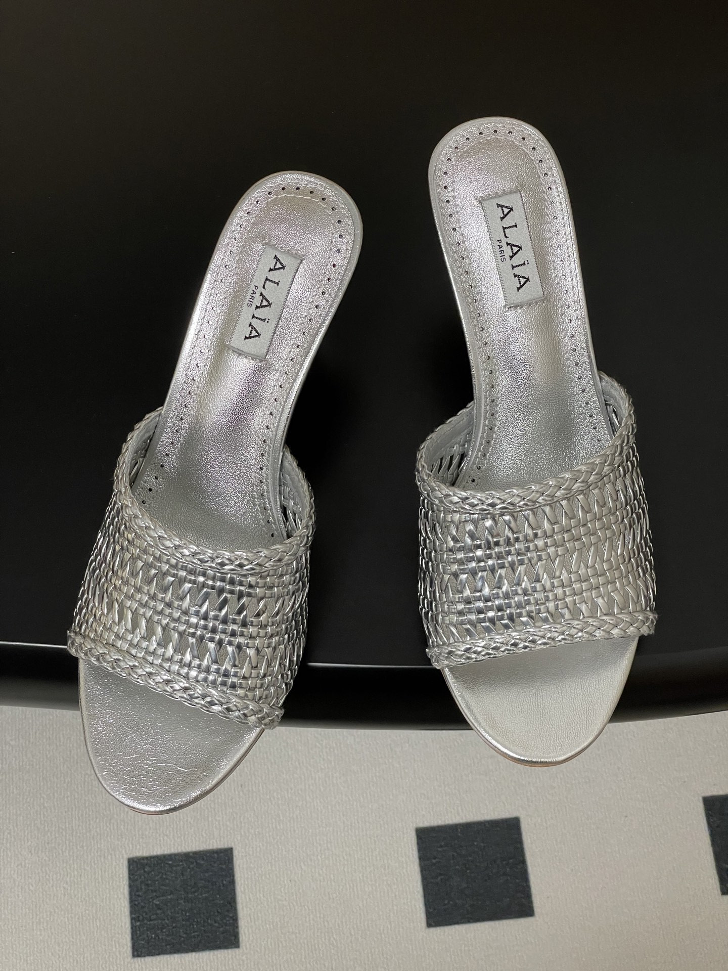 UA Alaia Heeled slippers 7cm Heel(Customized Size 7-10 days production time)